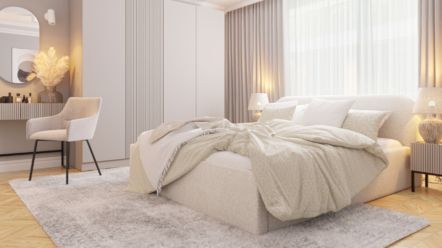 beige schlafzimmer